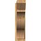 Ekena Millwork Funston Slat Rough Sawn Outlooker, Western Red Cedar, 8"W x 30"D x 30"H OUT08X30X30FST06RWR - alternate 3